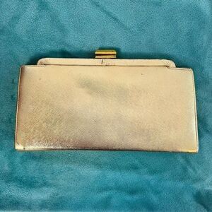 Vintage Hill‎ and Dale Clutch Purse Gold Snap Top Bag Midcentury MCM